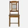 Kafano Sheesham Wood Dining Chairs in Provincial Teak Finish Set of 2
