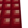 Jaipur Rugs Soft Geometric Wool Dhurrie Rug Red 5x8 ft