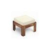 Blane Sheesham Wood Accent Coffee Table Set With 4 Stools In Natural Teak Finish