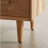 Rowlingmango Wood Chest Of Drawers In Natural Finish
