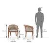 Florence Lounge Chair in Calico Floral Colour
