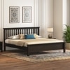 Raynor Solid Wood King Size Bed Without Storage (American Walnut Finish)
