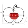 Wall Hanging Apple Planter Set Of 2 In Red Colour