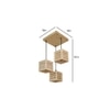 Lyon Beige Solid Wood Cluster Hanging Light
