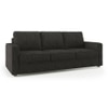Apollo Compact Sofa Set (Colour : Graphite Grey, Cushion : Soft, Back Type : Regular, Seater : 3+1+1)