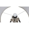 Hubble Tripod Floor Lamp Colour Natural Linen Drum Shade