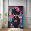 The Castle Decor Anime Street Warrior Wall Art Framed Painting 20x30 Inch