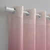 Stoa Paris Sheer Ombre Printed Long Door Curtain, Aesthetic Curtain with  Light Filtering Balcony,  Set of 1 Parda, Rose Tint Horizon - Red