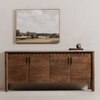 Barclay Solid wood 4-Door Sideboard In Provincial Teak Finish 68