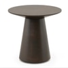 Odin Solid Wood Side Table in Mocha Walnut Finish