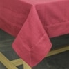Herringbone 1 Table Cover With Maroon Colour