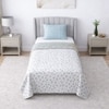 Noa White & Green Floral Cotton Dohar Set Of 2 Reversible Single Bed 300 Tc Size 240 X 160 Cms