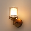 Eliante Modern Wall Lights Mild Steel & Glass Material Antique Gold & Champaign Finish