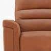 Marlowe Single Seater Motorised Recliner in Tan Leatherette Colour