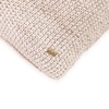 Ombre Moss Knit Beige  And Ivory Cushion Cover 12X20 Inches