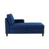 Bali Fabric Chaise Launger in Navy Blue Colour