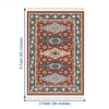 Luxe Home Polyester Killim Design Carpets with Tassel Latex Backing (3x5ft Multi)