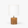 Doric Brown Handcrafted Table Lamp
