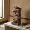 Water Fountain Zen Harmony Cascading Water Fountain in Multicolor Colour