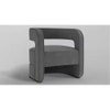 Jordy Accent Chair in Dark Grey Colour