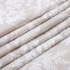 Creamy Beigefloral Cotton  400 Tc Flat  Super King Size Bedsheet With 2 Pillow Covers