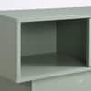 Velin Ridged Coffee Table with Drawer Sage Green