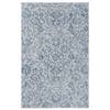 Neulooms Handloom Knotted Reversible Flatweave Area Rug Blue or Ivory 10x14
