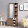 Hexa Red Wooden Dressing Table in Flower Wenge Colour