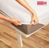 USHA SHRIRAM Single Size Elastic Strap Terry Cotton Waterproof Mattress Cover White