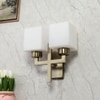 Eliante Modern Wall Lights Mild Steel & Fabric Material Antique & White Finish