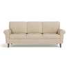 Oxford 3 Seater Fabric Sofa in Pearl Colour