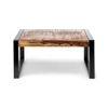 Hamstreet Sheesham Wood Coffee Table In Natural Rustic Wood Finish