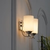 Roehm 2 Light Glass and Metal Wall Lamp