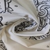 Black And White Floral 330 Tc  Cotton Flat  Single Bed Size Bedsheet With 1 Pillow Cover