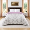 Ivy Premium Cotton Comforter Floral Double Bed Reversible 350 Gsm Size 240 X 220 Cms