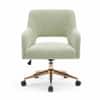 Doe Buck Lotsee Modern Sage Boucle Office Chair