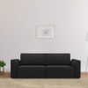 Cacef 3 Seater Pull Out Sofa cum Bed  in Black Colour
