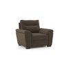 Adelaide Essential 1 Seater Fabric Sofa in Daschund Brown Colour