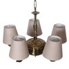 Devansh Wood Wall Mounted Lamp With Off-White Cotton Shade