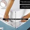 Premium Terry Polyester Fabric Waterproof Mattress White Single 75X36