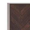 Nina 24 Pairs Solid Wood Shoe Cabinet In Mango Walnut Finish