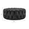 Kolden Ottoman Color in Dark Grey
