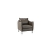 Lucas Solid Wood Accent Chair in Grey Colour
