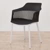 Kepler Brooks Senora Cafeteria Dining Chair in Black Colour