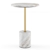 Ciro Toronto Side Table in Gold Finish
