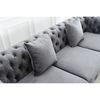 Norman Fabric Sofa - Grey