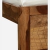 Neva Solid Wood Single  Size Bed Without Storage (Provincial Teak Finish)