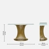 Metalian Metal Console Table in Gold Colour