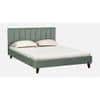 Dallas Engineered Wood Queen Size Non Storage Bed In Provincial Teak Finish