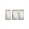 Truss White Black Pieces Ripples Abstract Canvas Wall Canvas Wall Prints Set of 3 Multicolor Matte
